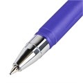 Ручка шариковая BRAUBERG SOFT TOUCH STICK "METALLIC", СИНЯЯ, мягкое покрытие, корпус ассорти, узел 0,7 мм, 143699 143699