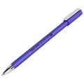 Ручка шариковая BRAUBERG SOFT TOUCH STICK "METALLIC", СИНЯЯ, мягкое покрытие, корпус ассорти, узел 0,7 мм, 143699 143699