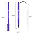 Ручка шариковая BRAUBERG SOFT TOUCH STICK "NEON", СИНЯЯ, мягкое покрытие, корпус ассорти, узел 0,7 мм, 143697 143697