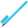 Ручка шариковая BRAUBERG SOFT TOUCH STICK "NEON", СИНЯЯ, мягкое покрытие, корпус ассорти, узел 0,7 мм, 143697 143697