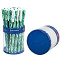 Ручка шариковая BRAUBERG SOFT TOUCH STICK "PARROTS", СИНЯЯ, мягкое покрытие, узел 0,7 мм, 143706 143706
