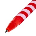 Ручка шариковая BRAUBERG SOFT TOUCH STICK "TWIST", СИНЯЯ, мягкое покрытие, узел 0,7 мм, 143702 143702