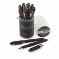 Ручка шариковая BRUNO VISCONTI "Monaco", черный корпус, узел 0,5 мм, линия письма 0,3 мм, синяя, 20-0125/01 143617
