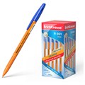Ручка шариковая ERICH KRAUSE "R-301 Orange", СИНЯЯ, корпус оранжевый, узел 0,7 мм, линия письма 0,35 мм, 43194 141526