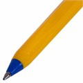 Ручка шариковая SCHNEIDER (Германия) "Tops 505 F", СИНЯЯ, корпус желтый, узел 0,8 мм, линия письма 0,4 мм, 150503 141216