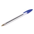 Ручка шариковая STAFF "Basic BP-01", письмо 750 метров, СИНЯЯ, длина корпуса 14 см, линия письма 0,5 мм, 141672 141672