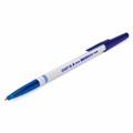 Ручка шариковая STAFF "Basic BP-244", СИНЯЯ, корпус белый, узел 0,7 мм, линия письма 0,35 мм, 142286 142286