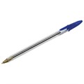 Ручка шариковая STAFF "Basic Budget BP-04", СИНЯЯ, линия письма 0,5 мм, с штрихкодом, 143868 143868