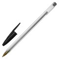 Ручка шариковая STAFF "Basic Budget BP-04", ЧЕРНАЯ, линия письма 0,5 мм, с штрихкодом, 143869 143869