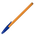 Ручка шариковая STAFF "Basic Orange BP-01", письмо 750 метров, СИНЯЯ, длина корпуса 14 см, узел 1 мм, 143740 143740