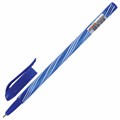 Ручка шариковая STAFF "College BP-12", СИНЯЯ, корпус ассорти, узел 0,7 мм, линия письма 0,35 мм, 143745 143745