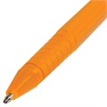 Ручка шариковая STAFF "EVERYDAY BP-247 Orange", СИНЯЯ, шестигранная, корпус оранжевый, линия письма 0,5 мм, 142661 142661