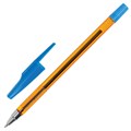 Ручка шариковая STAFF AA-927 ORANGE, СИНЯЯ, корпус тонированный оранжевый, узел 0,7 мм, линия письма 0,35 мм, 144075 144075