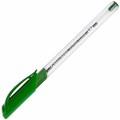 Ручка шариковая масляная BRAUBERG "Extra Glide GT", ЗЕЛЕНАЯ, трехгранная, узел 0,7 мм, линия письма 0,35 мм, 142921 142921