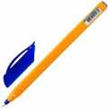 Ручка шариковая масляная BRAUBERG "Extra Glide Orange", СИНЯЯ, трехгранная, узел 0,7 мм, линия письма 0,35 мм, 142925 142925