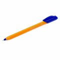 Ручка шариковая масляная BRAUBERG "Extra Glide Orange", СИНЯЯ, трехгранная, узел 0,7 мм, линия письма 0,35 мм, 142925 142925