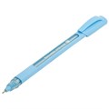 Ручка шариковая масляная BRAUBERG "Extra Glide Soft Pastel", СИНЯЯ, узел 0,7 мм, линия письма 0,35 мм, 144073 144073