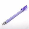 Ручка шариковая масляная BRAUBERG "FRUITY Pastel", СИНЯЯ, soft-touch, узел 0,7 мм, линия письма 0,35 мм, 142958, OBP322 142958