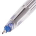 Ручка шариковая масляная BRAUBERG "Ice", СИНЯЯ, корпус прозрачный, узел 0,6 мм, линия письма 0,3 мм, 142686 142686