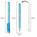 Ручка шариковая масляная BRAUBERG "Olive Pen Tone", СИНЯЯ, корпус тонированный, пишущий узел 0,7 мм, линия 0,35 мм, 142710 142710