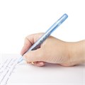 Ручка шариковая масляная BRAUBERG "Olive Pen Tone", СИНЯЯ, корпус тонированный, пишущий узел 0,7 мм, линия 0,35 мм, 142710 142710