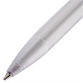 Ручка шариковая масляная BRAUBERG "Olive Pen", СИНЯЯ, корпус прозрачный, 0,7 мм, линия 0,35 мм, 141476 141476