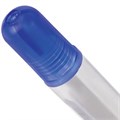 Ручка шариковая масляная BRAUBERG "Olive Pen", СИНЯЯ, корпус прозрачный, 0,7 мм, линия 0,35 мм, 141476 141476