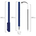 Ручка шариковая масляная BRAUBERG "Orient", СИНЯЯ, корпус синий, узел 0,7 мм, линия письма 0,35 мм, 142999 142999