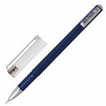 Ручка шариковая масляная BRAUBERG "Oxet", СИНЯЯ, корпус синий, игольчатый узел 0,7 мм, линия письма 0,35 мм, 143002 143002