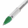 Ручка шариковая масляная BRAUBERG "Rite-Oil", ЗЕЛЕНАЯ, корпус прозрачный, узел 0,7 мм, линия письма 0,35 мм, 142149 142149