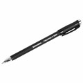 Ручка шариковая масляная BRAUBERG "Techno-X 925", СИНЯЯ, корпус черный, серебристые детали, линия 0,5 мм, 144224 144224