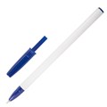 Ручка шариковая масляная BRAUBERG Stick Medium, СИНЯЯ, узел 1 мм, линия письма 0,5 мм, 143419 143419
