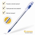 Ручка шариковая масляная CROWN "Oil Jell", СИНЯЯ, узел 0,7 мм, линия письма 0,5 мм, OJ-500B 143057