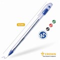 Ручка шариковая масляная CROWN "Oil Jell", СИНЯЯ, узел 0,7 мм, линия письма 0,5 мм, OJ-500B 143057