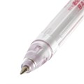 Ручка шариковая масляная PENSAN "Global-21", КРАСНАЯ, корпус прозрачный, узел 0,5 мм, линия письма 0,3 мм, 2221, 2221/12 142704