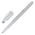 Ручка шариковая масляная PENSAN "Global-21", СИНЯЯ, корпус прозрачный, узел 0,5 мм, линия письма 0,3 мм, 2221 140654
