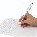 Ручка шариковая масляная PENSAN "Global-21", СИНЯЯ, корпус прозрачный, узел 0,5 мм, линия письма 0,3 мм, 2221 140654