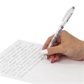 Ручка шариковая масляная PENSAN "Global-21", ЧЕРНАЯ, корпус прозрачный, узел 0,5 мм, линия письма 0,3 мм, 2221 140655