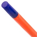 Ручка шариковая масляная STAFF "Basic OBP-679", СИНЯЯ, корпус оранжевый, узел 1 мм, линия письма 0,7 мм, 142679 142679