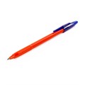 Ручка шариковая масляная STAFF "Basic OBP-679", СИНЯЯ, корпус оранжевый, узел 1 мм, линия письма 0,7 мм, 142679 142679