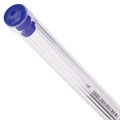 Ручка шариковая масляная STAFF "EVERYDAY" OBP-226, СИНЯЯ, корпус прозрачный, игольчатый узел 0,7 мм, линия письма 0,35 мм, 141705 141705