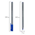 Ручка шариковая масляная STAFF "EVERYDAY" OBP-290, СИНЯЯ, трехгранная, узел 0,7 мм, линия письма 0,35 мм, 142996 142996