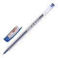 Ручка шариковая масляная STAFF "OBP-316", СИНЯЯ, корпус матовый, игольчатый узел 0,6 мм, линия письма 0,3 мм, 143021 143021