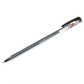 Ручка шариковая масляная STAFF "OBP-317", ЧЕРНАЯ, корпус матовый, игольчатый узел 0,6 мм, линия письма 0,3 мм, 143022 143022