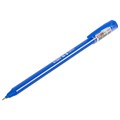 Ручка шариковая масляная STAFF Basic "OBP-320", СИНЯЯ, корпус голубой, узел 0,7 мм, линия письма 0,35 мм, 143023 143023