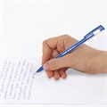 Ручка шариковая масляная STAFF Basic "OBP-320", СИНЯЯ, корпус голубой, узел 0,7 мм, линия письма 0,35 мм, 143023 143023