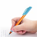 Ручка шариковая масляная с грипом BRAUBERG "Extra Glide GT Sky Blue", СВЕТЛО-СИНЯЯ, игольчатый узел 0,7 мм, линия письма 0,35 мм, 144074 144074