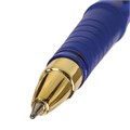 Ручка шариковая масляная с грипом BRAUBERG "i-Rite GT GLD", СИНЯЯ, корпус тонированный синий, узел 0,7 мм, 143302 143302