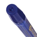 Ручка шариковая масляная с грипом BRAUBERG "i-Rite GT GLD", СИНЯЯ, корпус тонированный синий, узел 0,7 мм, 143302 143302
