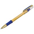 Ручка шариковая масляная с грипом BRAUBERG "i-Rite GT Vanilla", СИНЯЯ, корпус кремовый, узел 1 мм, 143304 143304